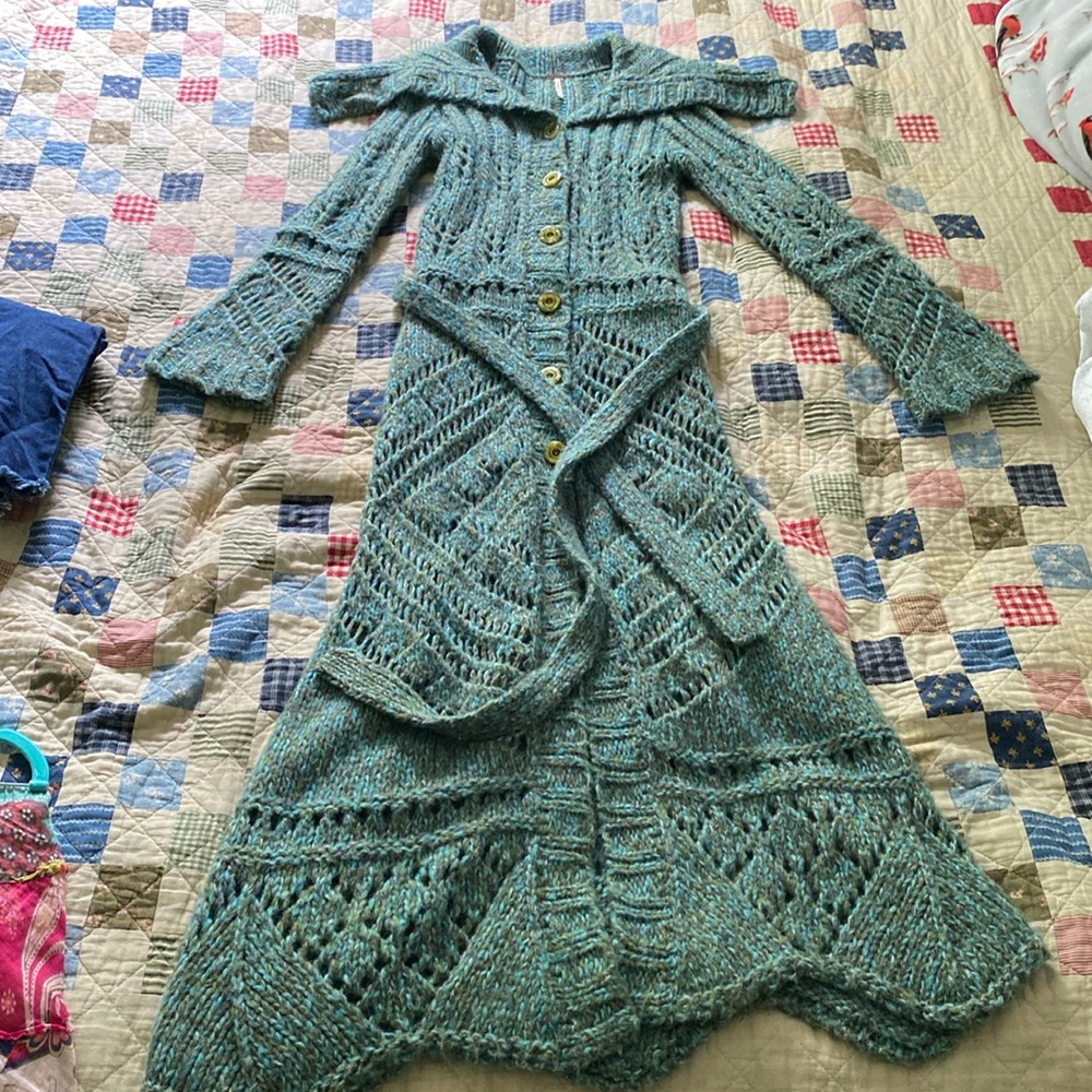 Free People Medium Button Front Sweater
